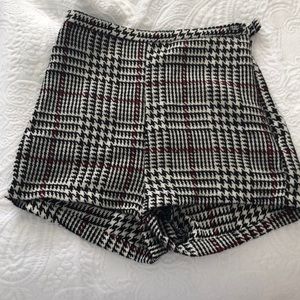 High waisted shorts